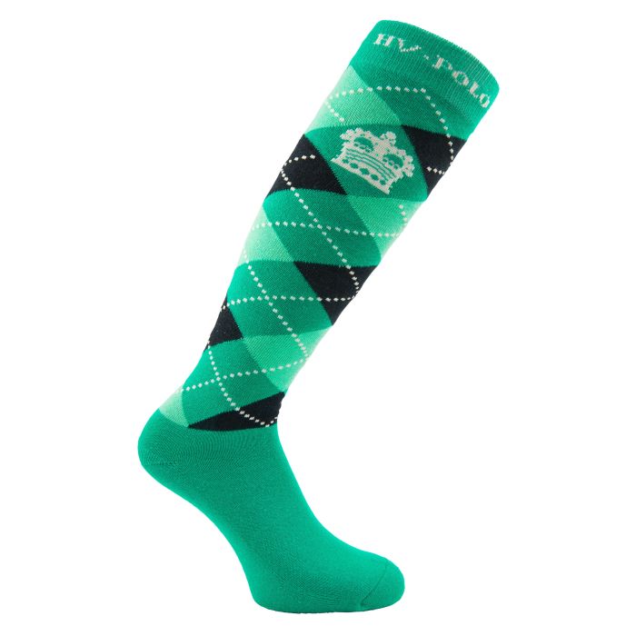 Socks HVPArgyle - 6072 - Palm Green