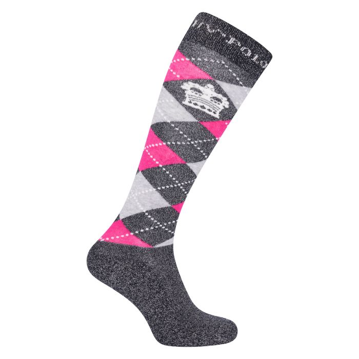 Socks HVPArgyle - 5144 - Navy lurex