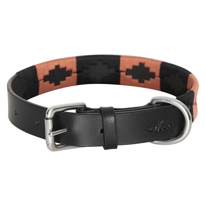 Dog collar HVPChaya - 6550 - Black-Orange