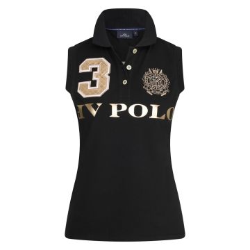 Polo shirt sleeveless Favouritas Luxury -  Black