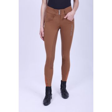 Riding breeches HVPNadine FullGrip -  Copper brown