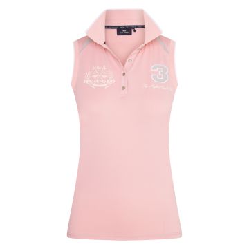 Poloshirt Sleeveless Favouritas Tech -  Happy pink