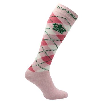 Socks HVP-Argyle -  Orchid pink