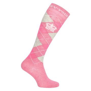 Socks HVP-Argyle -  Wild Rose