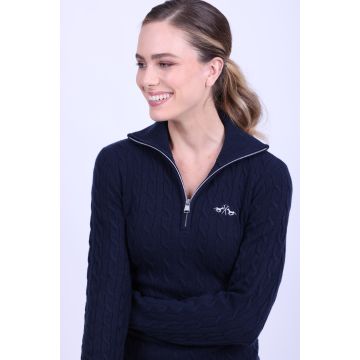 Knitted pullover HVPLuna -  Navy