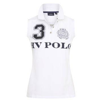 Polo shirt sleeveless Favouritas Luxury -  White 