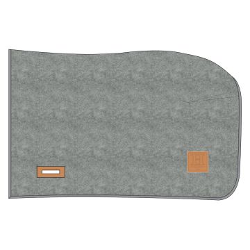 Quarter Blanket HVP-Scottie -  Light grey