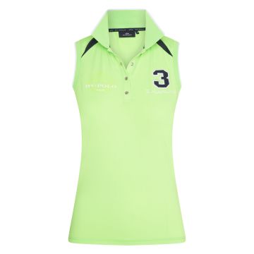 Poloshirt Sleeveless Favouritas Tech -  Lime green