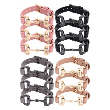 Bracelet big bit HVP-Kate, set of 12 pcs -  Black-Multi
