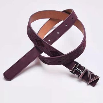 Belt HVPArgyle -  Dark berry