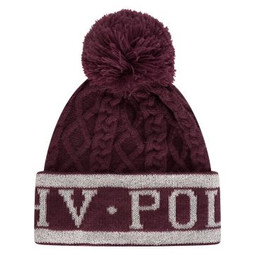 Beanie HV POLO-Knit -  Dark berry