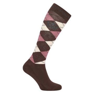 Socks HVP-Argyle -  Mocca-Mauve
