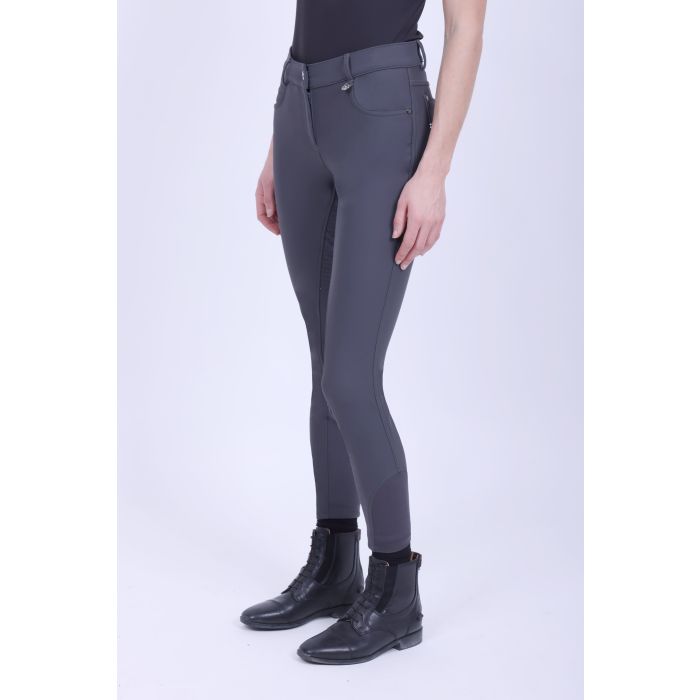 Riding breeches HVPNicky FullGrip - 7122 - Ultimate grey