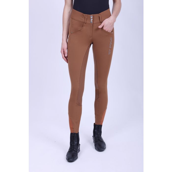 Riding breeches HVPNadine FullGrip - 8077 - Copper brown