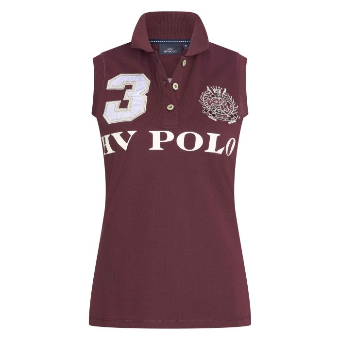 Polo shirt Favouritas sleeveless - 4018 - Dark berry