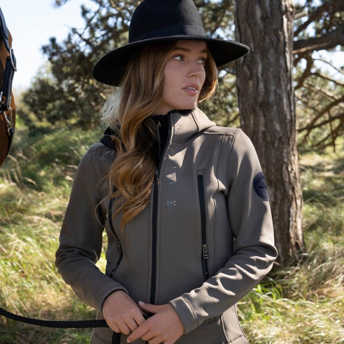 Tech shell jacket HVPHailey - 7038 - Stone