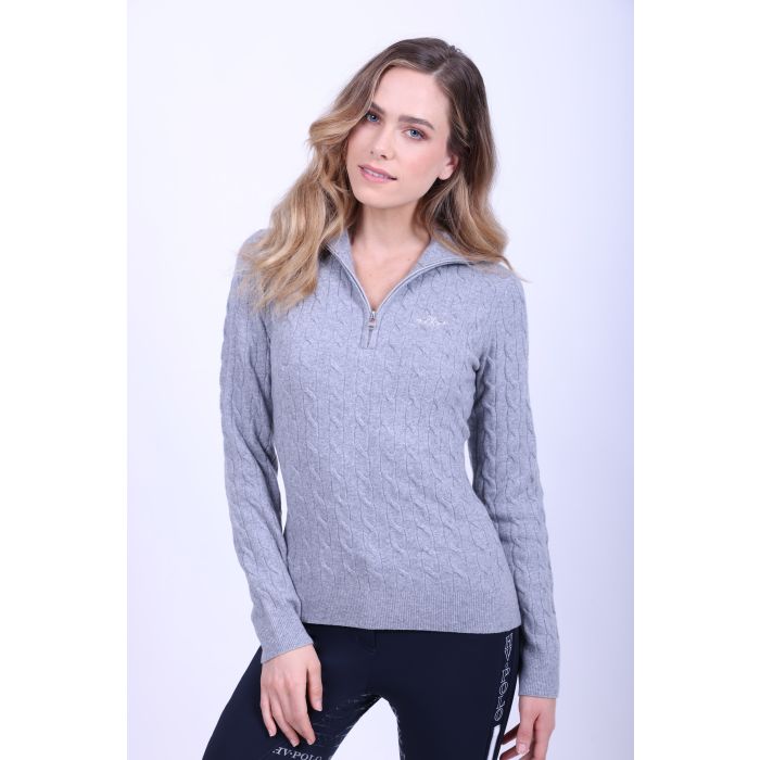 Knitted pullover HVPLuna - 7121 - Cloud grey Heather Knitted pullover HVPLuna - 7121 - Cloud grey Heather