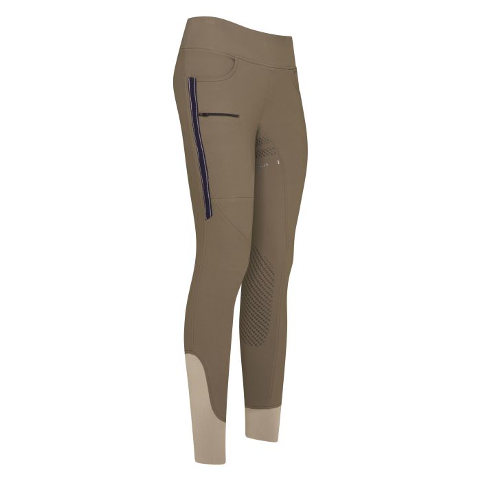 Riding tights HVPMarijn FullGrip - 8006 - Dark Taupe