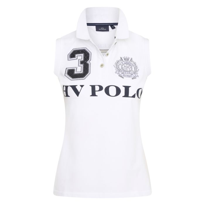 Polo shirt Favouritas Luxury sleeveless - 0001 - White Polo shirt Favouritas Luxury sleeveless - 0001 - White