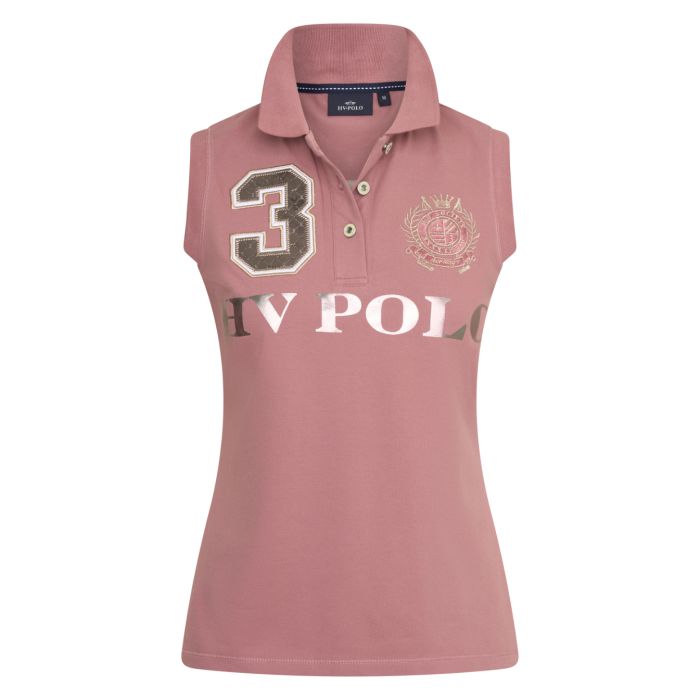 Polo shirt Favouritas Luxury sleeveless - 3609 - Mauve Polo shirt Favouritas Luxury sleeveless - 3609 - Mauve