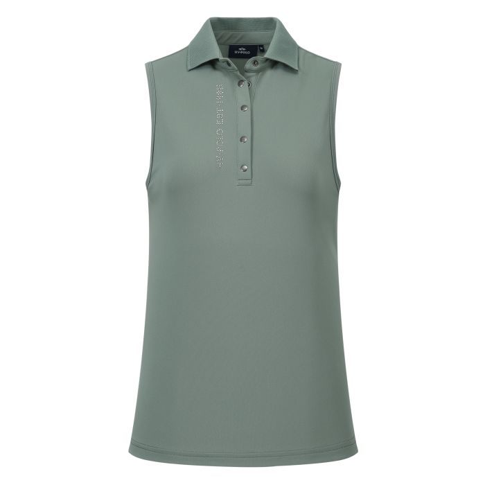 Polo shirt sleeveless HVPMyrthe - 6129 - Greenery