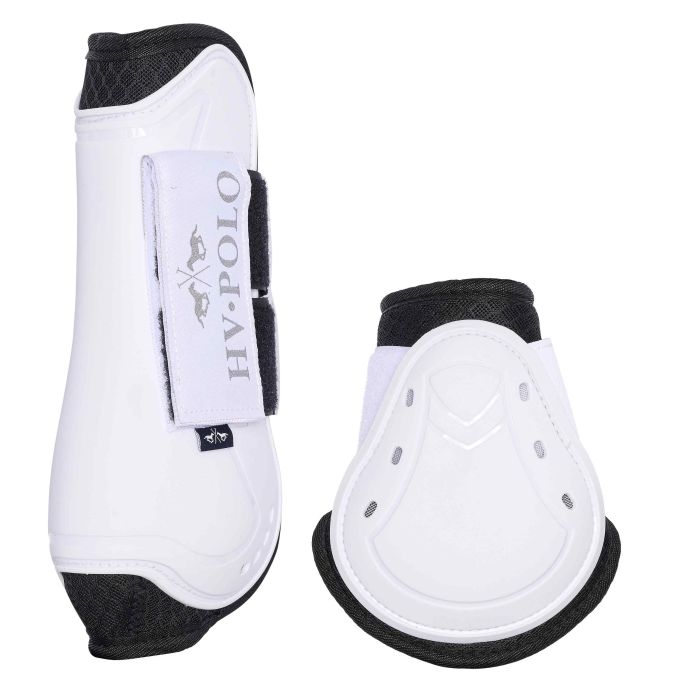 Tendon and fetlock bootset HVPClassic - 0001 - White Tendon and fetlock bootset HVPClassic - 0001 - White