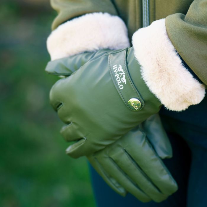 Gloves HVPGarnet - 6115 - Dark oil green