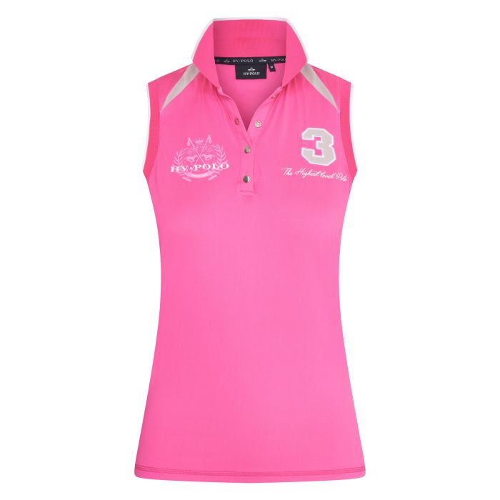 Polo shirt Favouritas Tech sleeveless  - 4033 - Neon Fuchsia