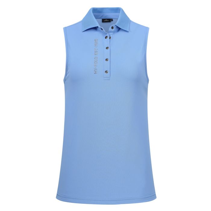 Polo shirt sleeveless HVPMyrthe - 5765 - Sea Polo shirt sleeveless HVPMyrthe - 5765 - Sea