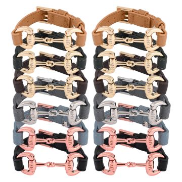 Bracelet big bit HVP-Kate, set of 12 pcs -  Multicolor-Black