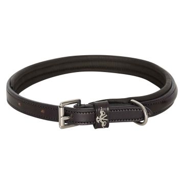 Dog collar HVP-Legacy -  Chocolate brown