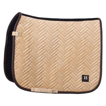 Saddlepad HVP-Luxury dressage -  Champagne