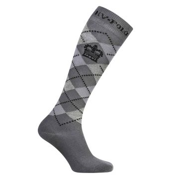 Socks HVP-Argyle -  Grey-Light Grey