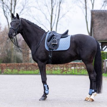 Saddlepad HVP-Essential dressage -  Dark mist blue