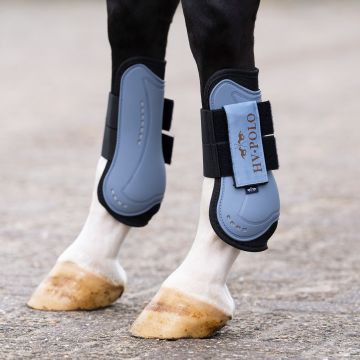 Tendon and fetlock bootset HVP-Classic -  Dark mist blue