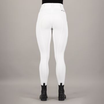 Riding tights HVP-Evi FullGrip -  White 