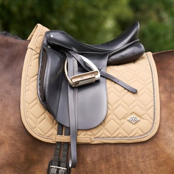 Saddlepad HVP-Classic dressage -  Straw
