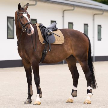 Saddlepad HVP-Essential dressage -  Straw
