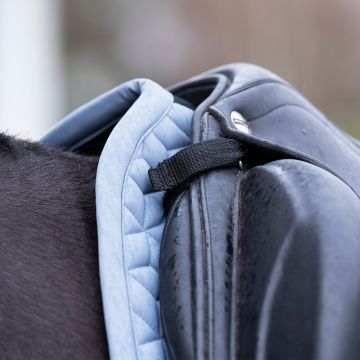 Saddlepad HVP-Essential dressage -  Dark mist blue