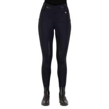 Riding tights HVP-Favourite summer FullGrip -  Black