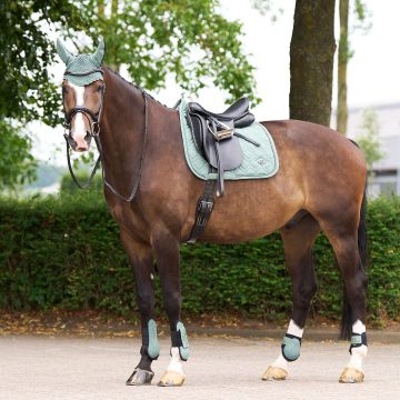Saddlepad HVP-Classic dressage -  Greenery