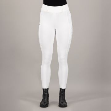 Riding tights HVP-Evi FullGrip -  White 