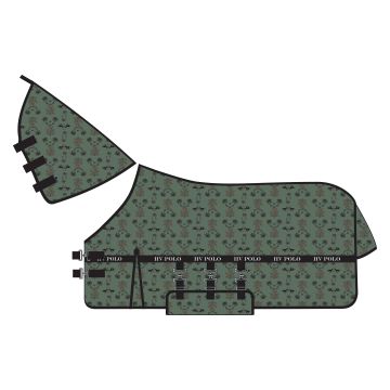 Fly blanket HVP-Nena AOP -  Greenery
