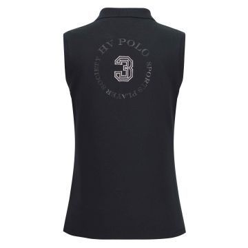 Polo shirt sleeveless Favouritas Luxury -  Black-Rose