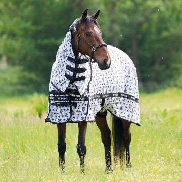 Fly blanket HVP-Nena AOP -  White