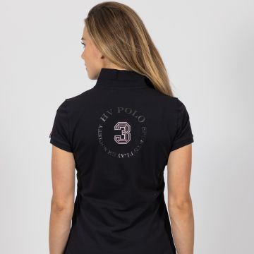 Polo shirt Favouritas Luxury -  Black-Rose