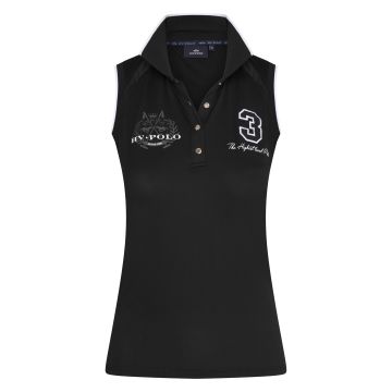 Poloshirt Sleeveless Favouritas Tech -  Black