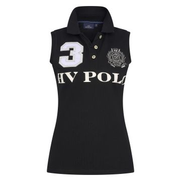 Polo shirt Favouritas sleeveless -  Black